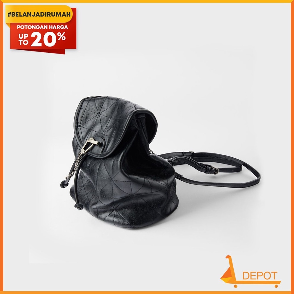 Termurah.. RANSEL MINI ORI ZR RANSEL SERUT TALI RANTAI & KULIT IMPORT / BACKPACK WANITA