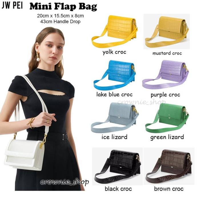 JW PEI mini flap bag