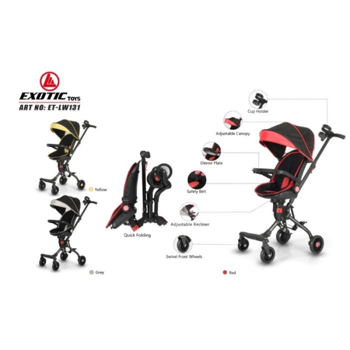 Terlaris Magic Stroller Exotic Lw 201