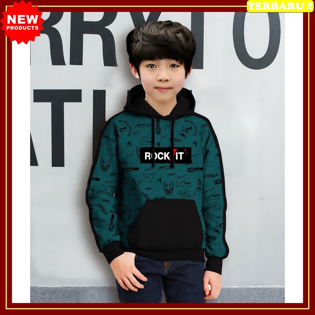 Cowo Lucu Keren Kekinian Jaket Hangat Anak Laki Laki Jeans Parasut Baju Bayi Cowok Musim Dingin Jake