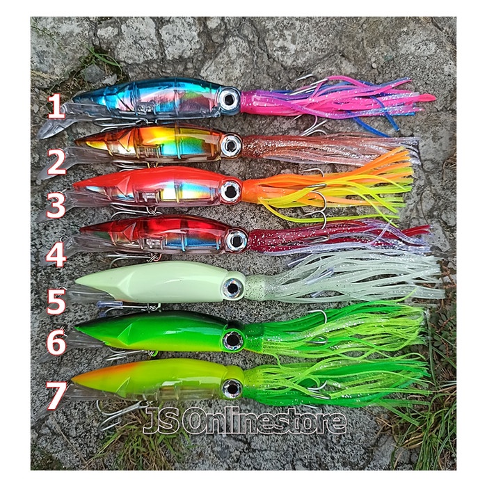 Bestseller Umpan Pancing Trolling Bentuk Cumi A
