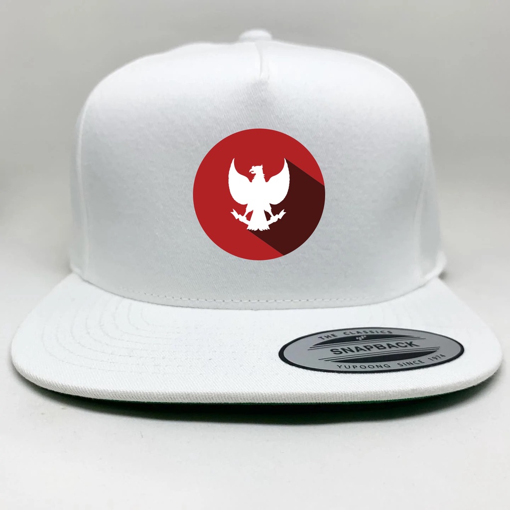 Topi Snapback CAMOE Garuda Indonesia Logo Pancasila