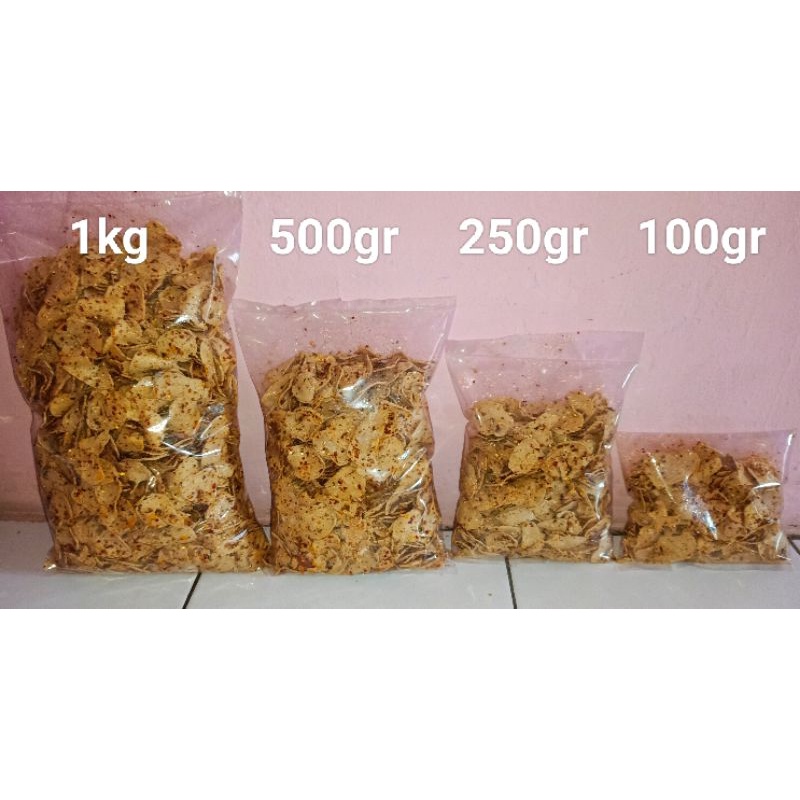 

Basreng pedas daun jeruk