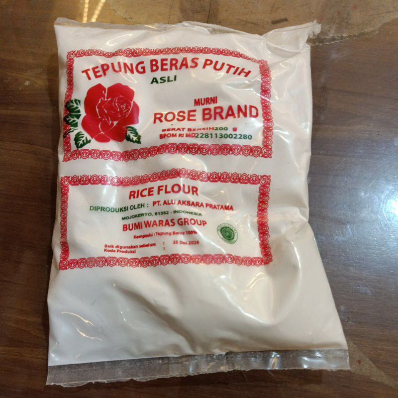 

Tepung Beras Putih Rose Brand 200g