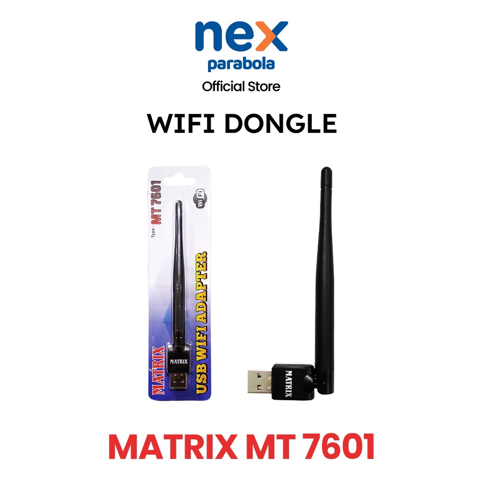TERBARU  Nex Parabola Wifi Dongle Matrix MT 7601