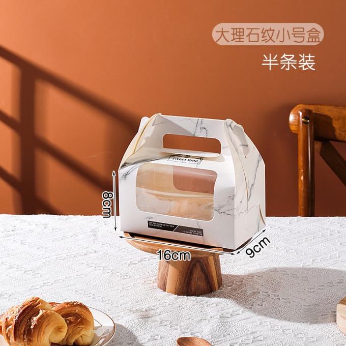 

8.8 10Pc 16X9X8Cm Paper Box Handle Dus Box Bolu Gulung Roll Cake Kotak Kue