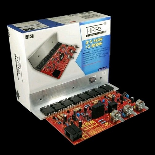KIT SURROUND HRR3 2.1 HOME THEATER 480W POWER AMPLIFIER BELL BGR