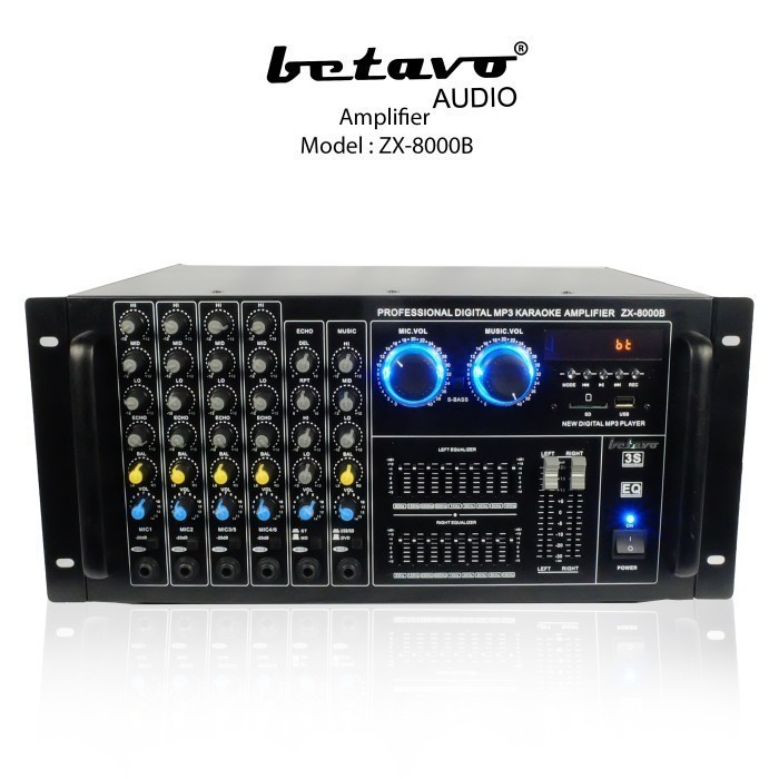 AMPLIFIER BETAVO ZX 8000 B PROFESIONAL BLUETOOTH BETAVO ZX 8000B