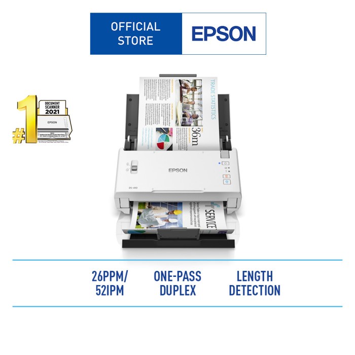 Terlaris Scanner Epson Ds-410 Epson Ds410 Scan Upto A3 Stitch Garansi Resmi