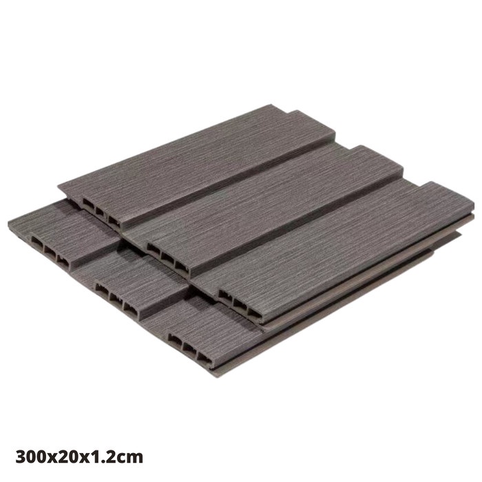 Wpc Wall Panel Dekor Dinding 3Meter Wood Panel 3M Pvc Kayu