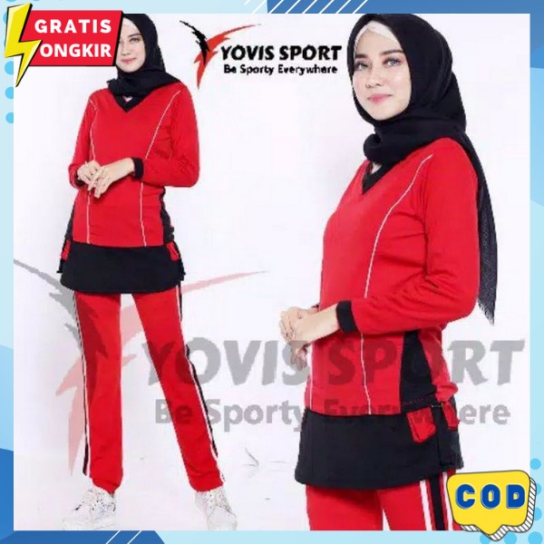 Pakaian Olga Wanits Import Premium One Seat Baj Fitnes Detelan Senam Aerobik Oneset Model Korean Sty