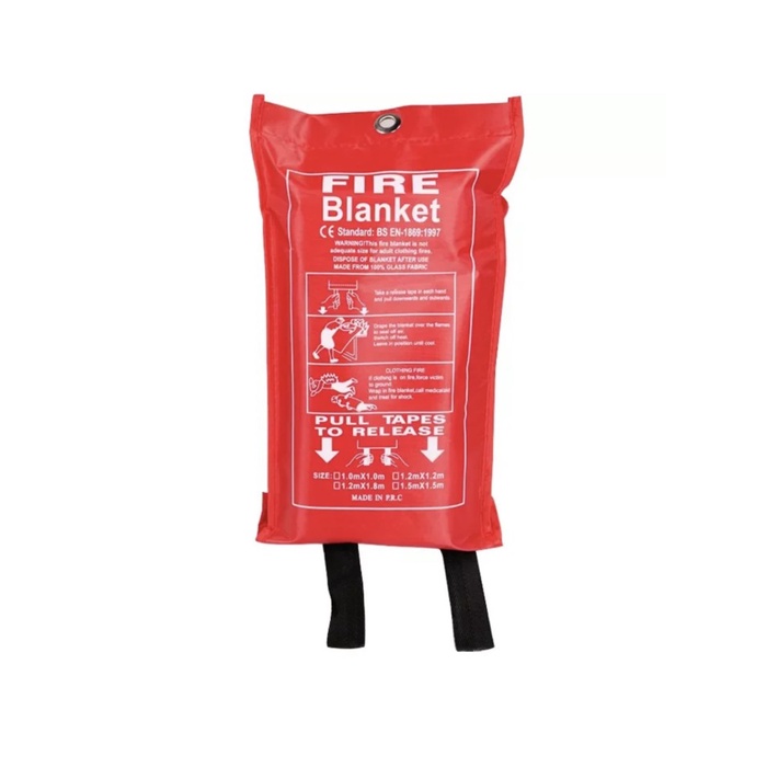 Terlaris Fire Blanket 2 X 2 Meter / Selimut Pemadam Api 2M X 2M