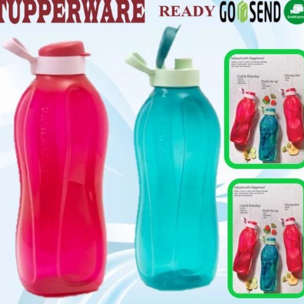 Terlaris Tupperware Original Eco Bottle 2L Botol Minum Handle 2 Liter
