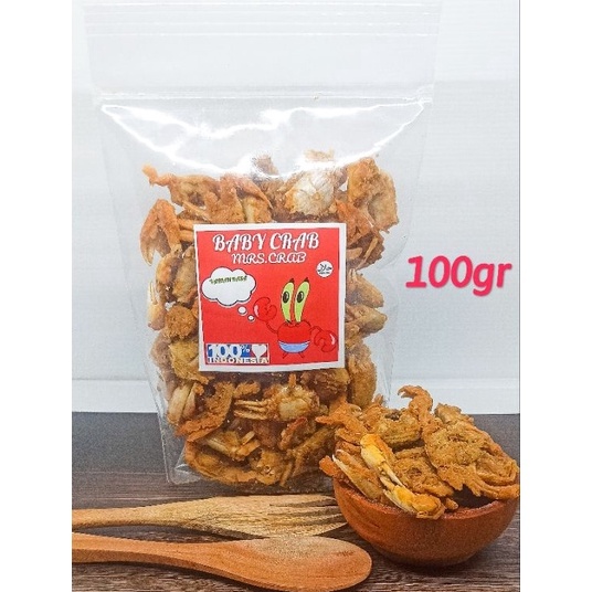 

✿Best✻➨ WPQjk BABY CRAB KRISPY RAJUNGAN 100GR /CRABY KRIPS / BABY CRAB KRISPY / JAJANAN SEHAT / MAKANAN VIRAL / CEMILAN SEHAT / KERIPIK KEPITING G94 ❈Murah