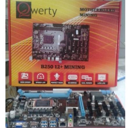 Qwerty B250 BTC 12+ Mining / TB250 BTC / 12 SLOT PCIE / Intel LGA 1151