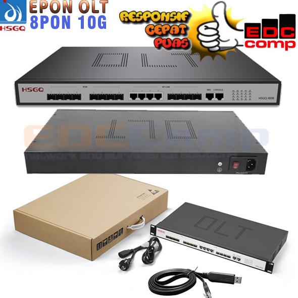 HSGQ EPON OLT 8PON 10G|FTTH EPON OLT 8 PON