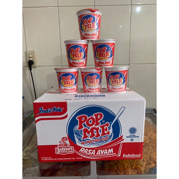 

Pop Mie Rasa Ayam 75gr 6 cup
