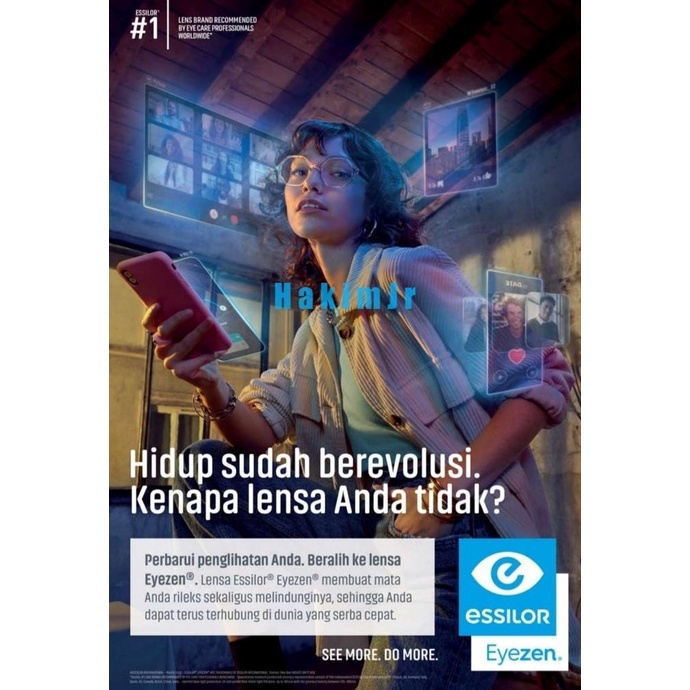 LENSA KACAMATA ESSILOR EYEZEN START / BOOST OPTIFOG