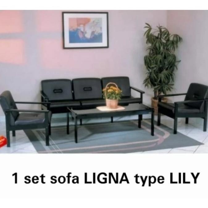 Set Meja dan Kursi Tamu Ligna Lily