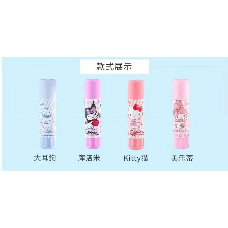 

WPQ LEM GLUE STICK MOTIF SANRIO / LEM MOTIF CINNAMOROL MELODY KUROMI HELLOKITTY UKF