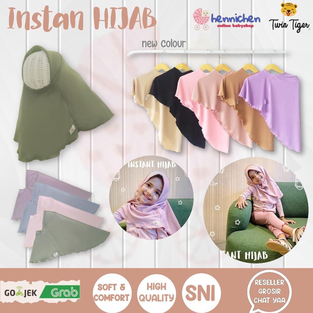 Promo Twin Tiger Hijab Anak Instant Hijab Bayi Instant Hijab Bayi Jilbab Bayi Hijab Bayi Sni 0-6 Tah