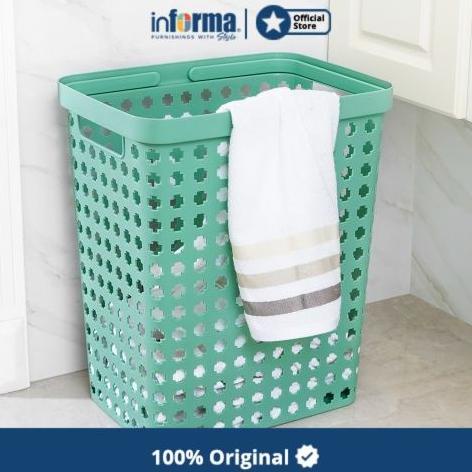 INFORMA - KERANJANG PAKAIAN - LAUNDRY BASKET WITH HANDLE MINT