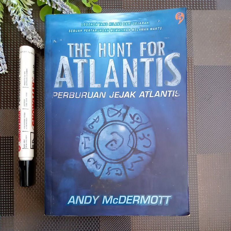 buku The Hunt For Atlantis oleh Andy McDermott Original prelove
