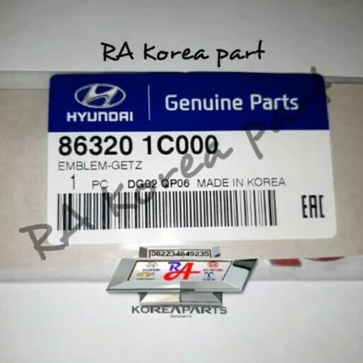 Emblem Tulisan Getz Ori Hyundai