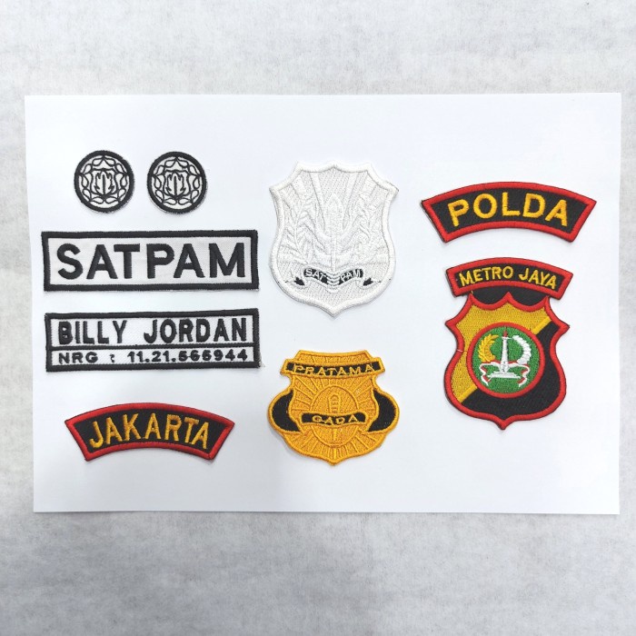 Best Seller Atribut Satpam Bordir Lengkap
