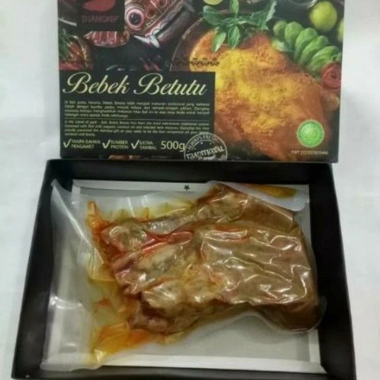 

Bebek Betutu Djangkep Oleh-Oleh Bali 500gr wmf04