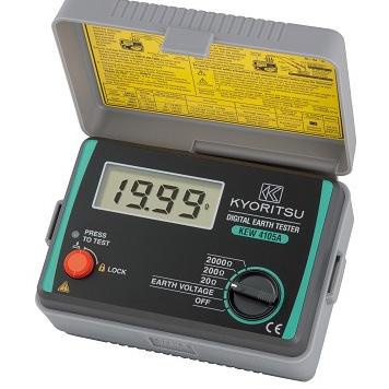KYORITSU 4105A DIGITAL EARTH TESTER GROUNDING TESTER / KEW4105A
