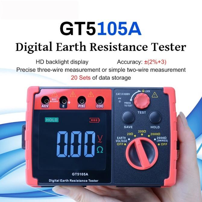 Digital Earth Resistance Tester Grounding Resistance Tester Grounding