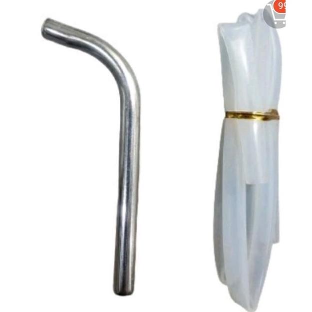 Pipa Pompa Galon Stenlis + Selang Pompa Galon