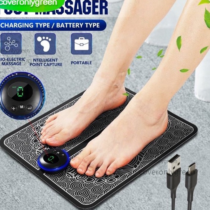 'Iaj EMS Foot Massage Mat Japan/ Pijat Kaki /Ems Alat Pijat Kaki Akupunktur Pengisian   Meningkatkan
