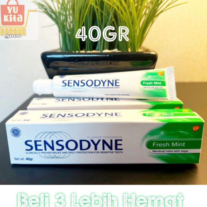 Model Baru Sensodyne 40gr / Sensoden / Sensodent / Odol Pasta Gigi