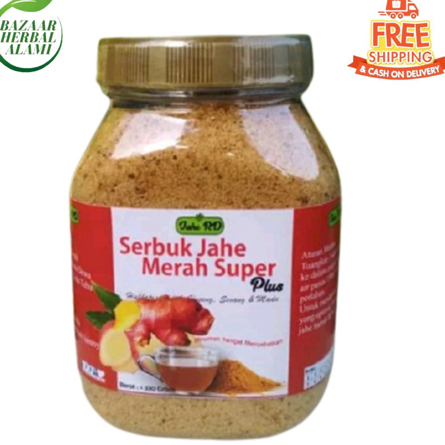 

Buruan Beli Serbuk Instan Jahe Merah RD plus Habbatussauda 330 gram kemasan Toples Terkini