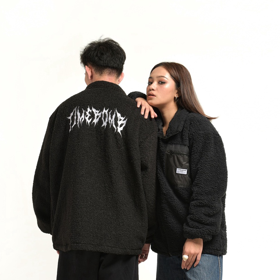 Sale TIMEBOMB | SHERPA JACKET V3 ( BLACK FB )