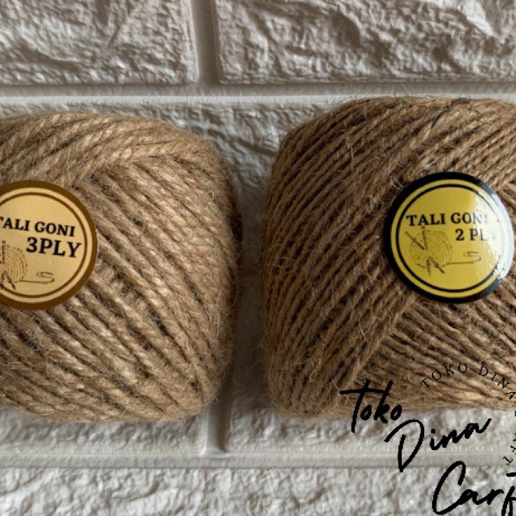 

♣ II 10473 Tali Goni 2 ply & 3 ply (-+ 50-70 meter) Terlaris ➳