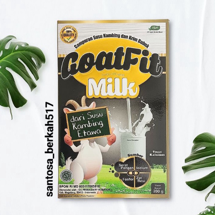 

♟ XII 51410 SUSU KAMBING ETAWA GOATFIT KOLOSTRUM-GOATFIT MILK KOLOSTRUM 200GRAM ASLI ORIGINAL >V44859) ♛