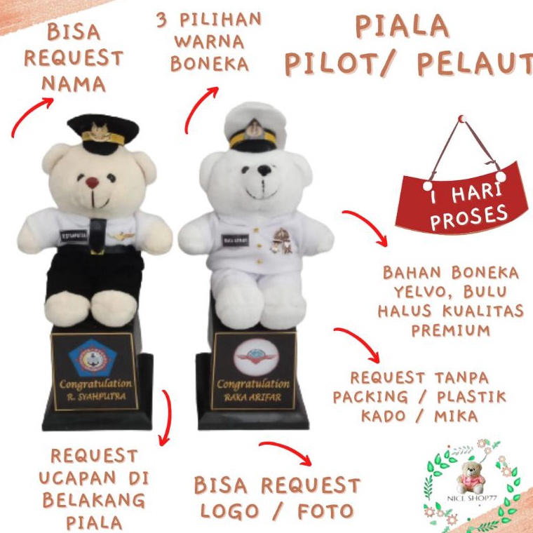 Tempat Minum Anak Produk Terkini TUPPERWARE ASLI ーBoneka Piala Pilot Pelaut Masinis packing mika Mod