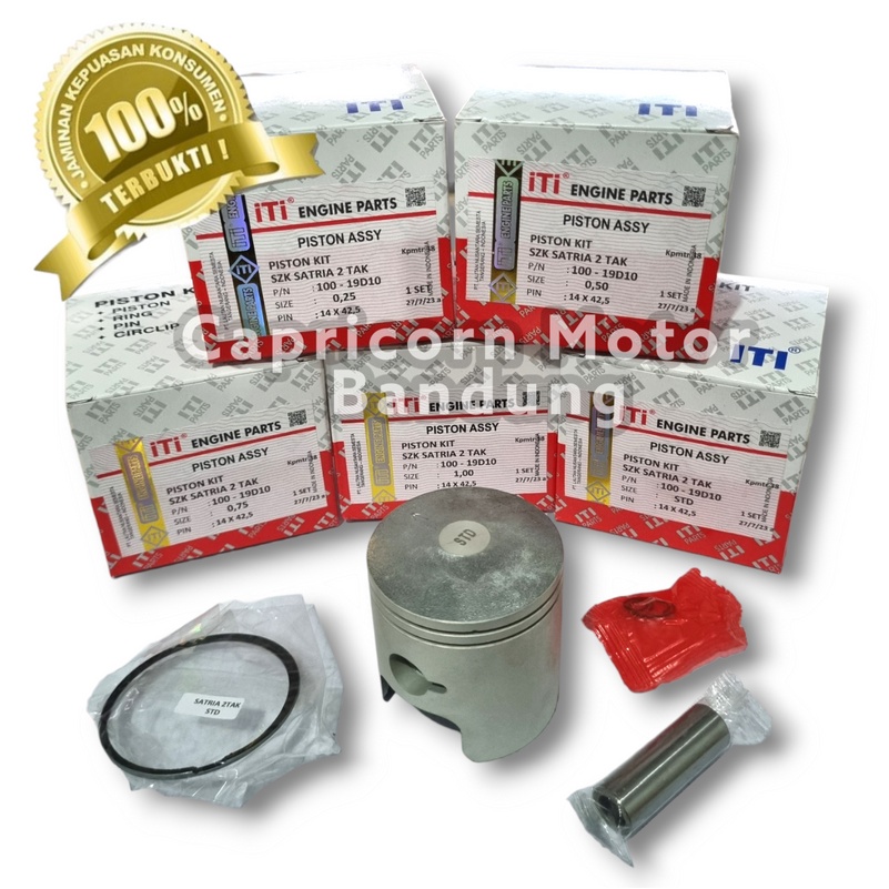 Piston Kit SATRIA 2T 2 TAK ITI oversize STD 25 50 75 100
