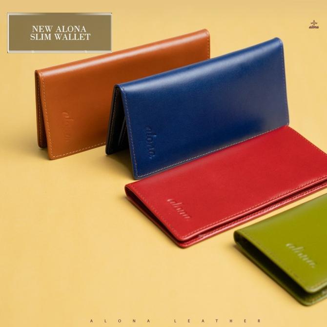 Alona Leather - Dompet Panjang Wanita Dompet Alona Aurelia Kulit Asli Ammanilah