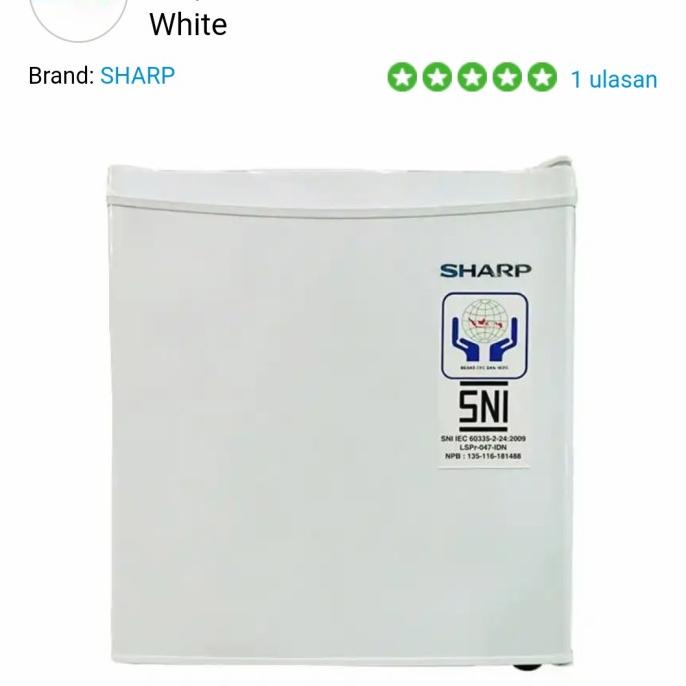 KULKAS PORTABLE MINI SHARP SJ-50MB-XW