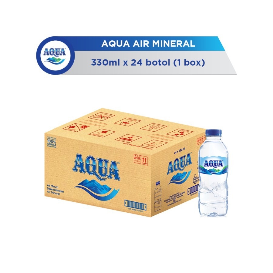 

AQUA Gelas 330ml \ 1DUS isi 24 gelas