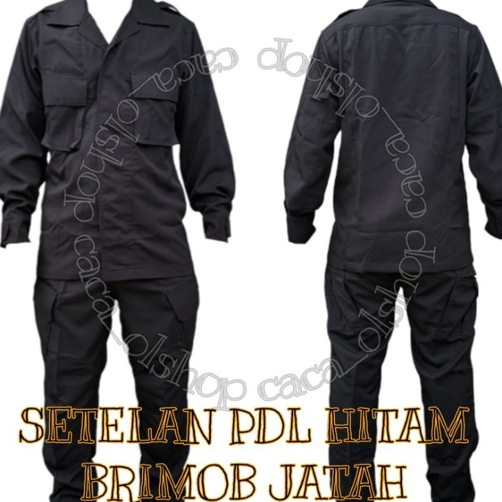 New Baju/Seragam/Setelan Pdl Hitam Brimob