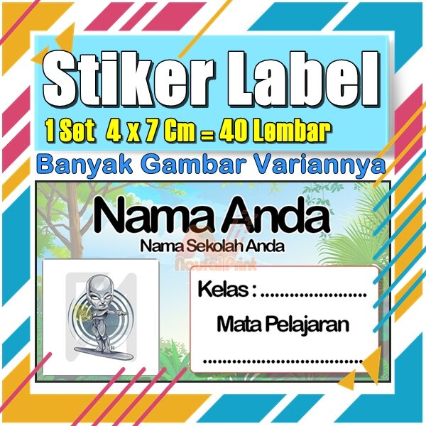 

Stiker Label Nama Buku Pelajaran Anak Karakter Hewan Lucu Cute Murah Sticker Kecil Banyak 20 Lembar Anime Vol-38