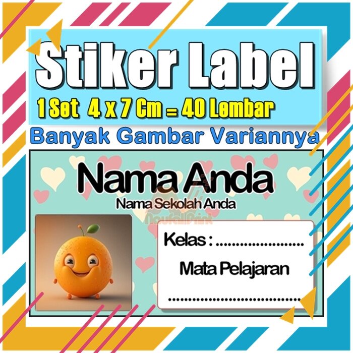 

Stiker Label Nama Buku Pelajaran Anak Karakter Hewan Lucu Cute Murah Sticker Kecil Banyak 20 Lembar Anime Vol-154