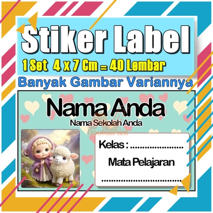 

Stiker Label Nama Buku Pelajaran Anak Karakter Hewan Lucu Cute Murah Sticker Kecil Banyak 20 Lembar Anime Vol-167