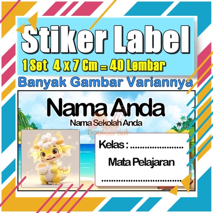 

Stiker Label Nama Buku Pelajaran Anak Karakter Hewan Lucu Cute Murah Sticker Kecil Banyak 20 Lembar Anime Vol-315
