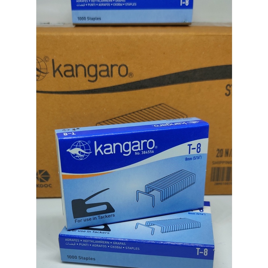 

(K2➛/I✓> ISI STAPLES TEMBAK KANGARO / ISI STAPLER TEMBAK T8 / ISI STAPLES GUN TACKER KANGARO- amanah..